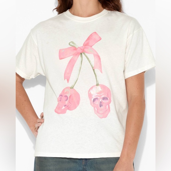 Target Tops - Coquette whimsigoth skulls & bows Graphic T-Shirt ShortSleeve size XXL NWOT